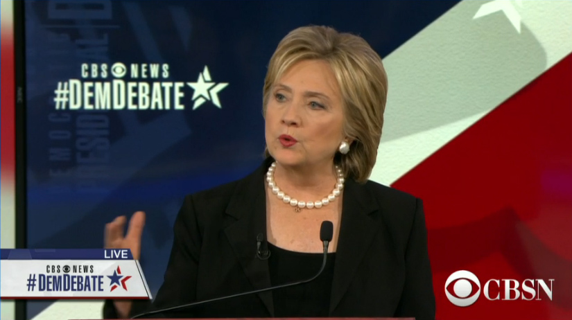 No one is against equal pay for equal work, Hillary Clinton