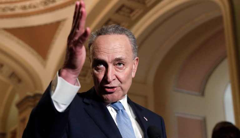 Senate Minority Leader Chuck Schumer, D-N.Y., managed to get Republican Senate leaders to agree to vote on the controversial Deferred Action for Childhood Arrivals immigration program as Congress prepares for its next spending measure in February, setting the stage for another shutdown fight. (AP Photo/J. Scott Applewhite)