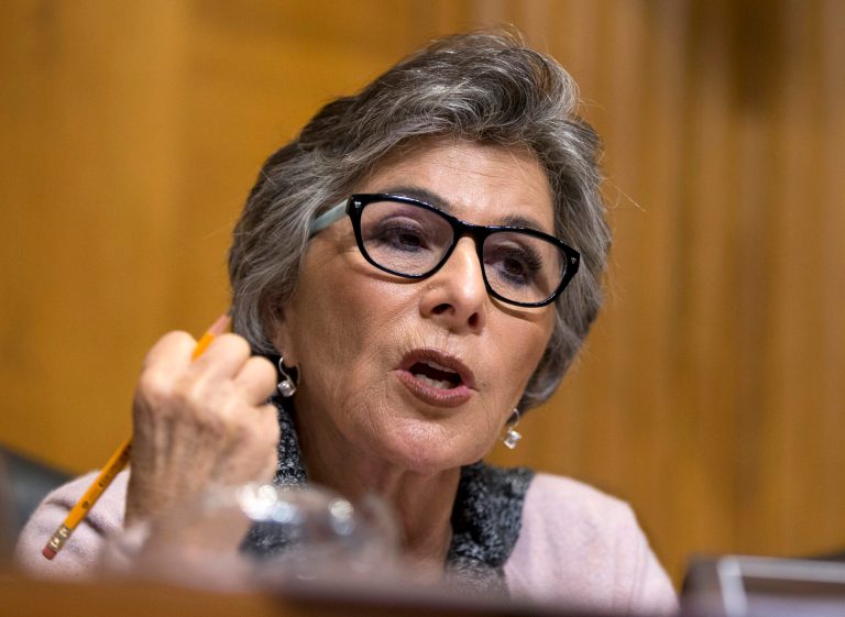 Sen. BarbaraÂ Boxer, of California, is not running for re-election, but is among the staunchest opponents of the project.Â (AP Photo/Manuel Balce Ceneta)