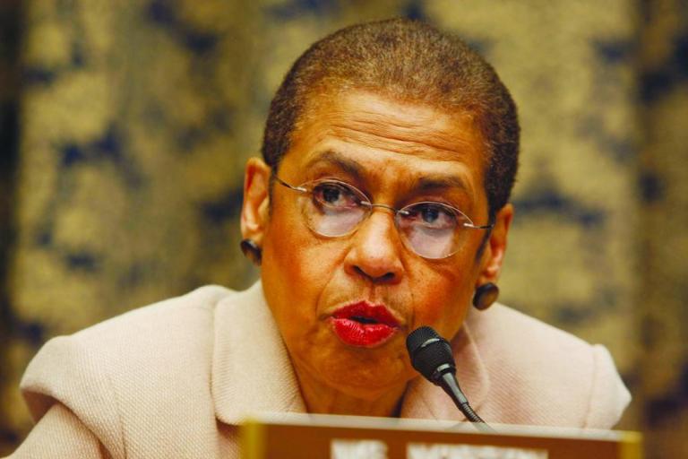 Eleanor Holmes Norton walks out of House birth control hearing
