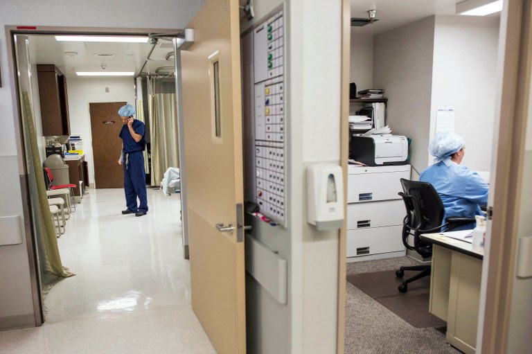 A report from the American Association of Medical Colleges projects a shortage ranging from 61,700 to 94,700, and says there will be a specific shortage of doctors with surgical specialties. (David Paul Morris/Bloomberg)