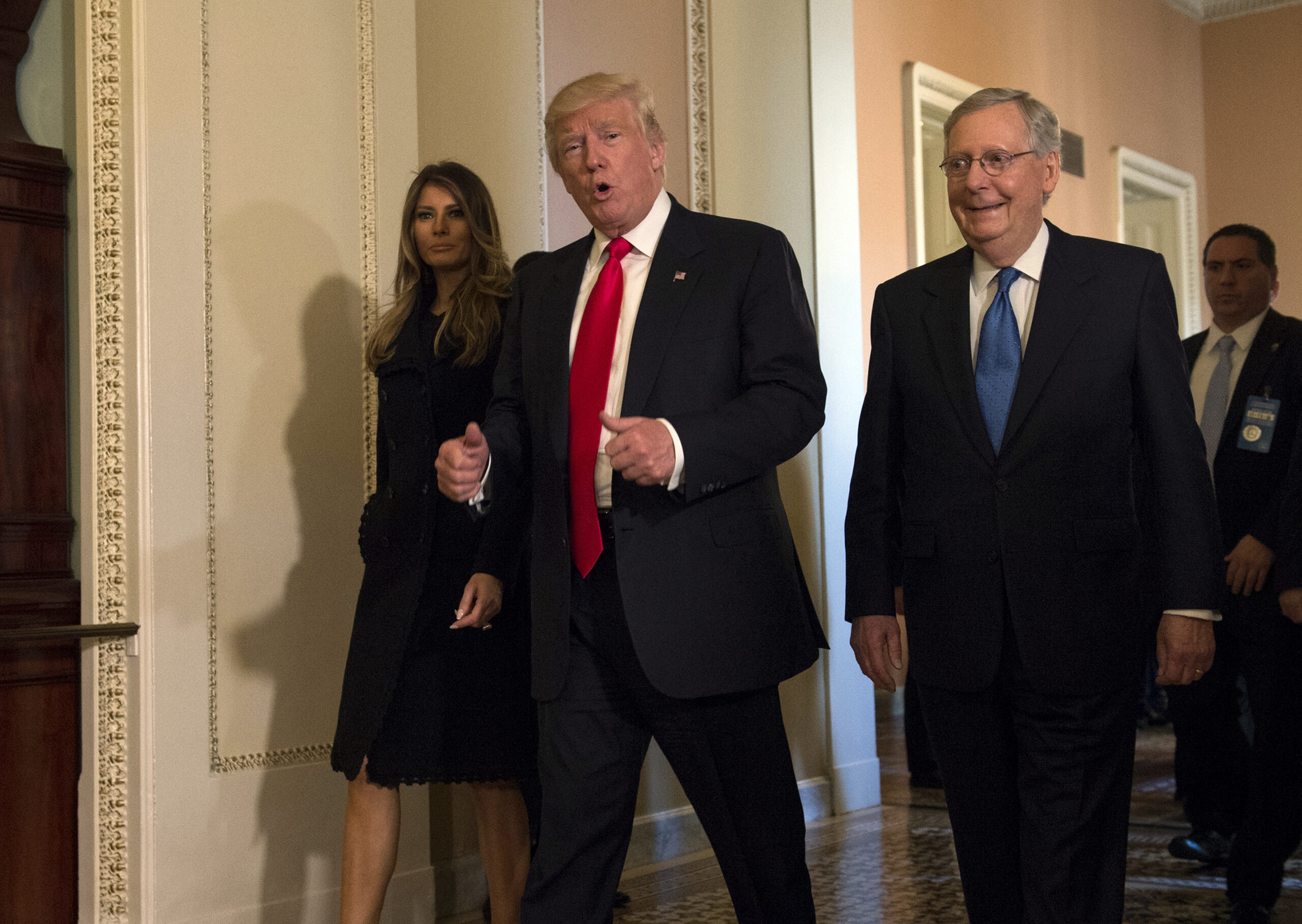 GOP getting on board Trump’s victory train