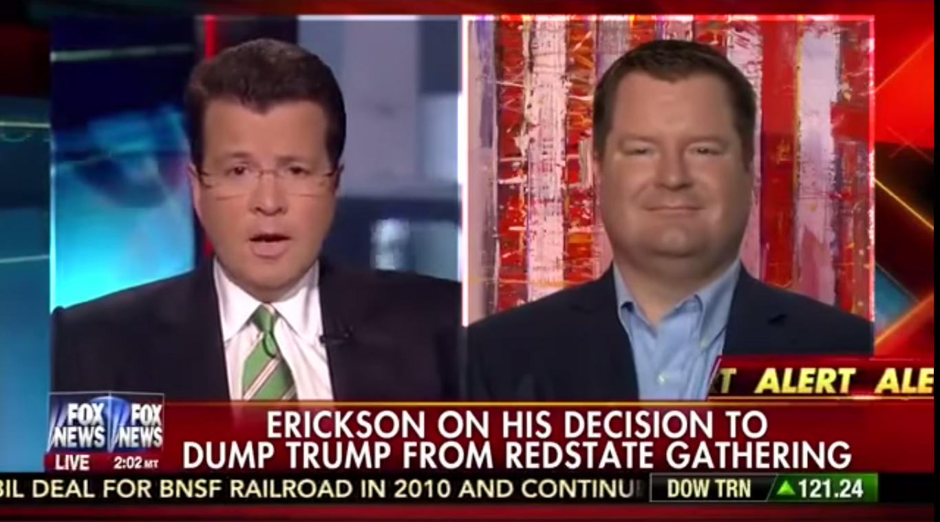 Erick Erickson explains the difference between himself and Donald Trump