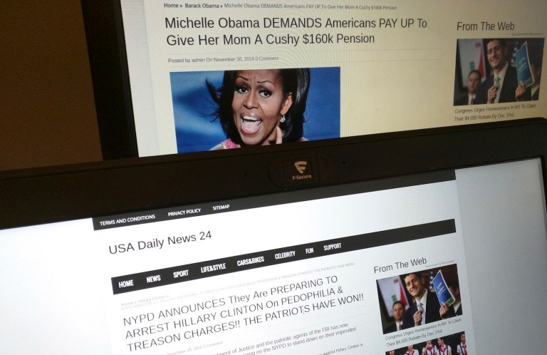 Fake news creates division, and it creates an incredible level of distrust in the public sphere. (AP Photo/Raphael Satter)?