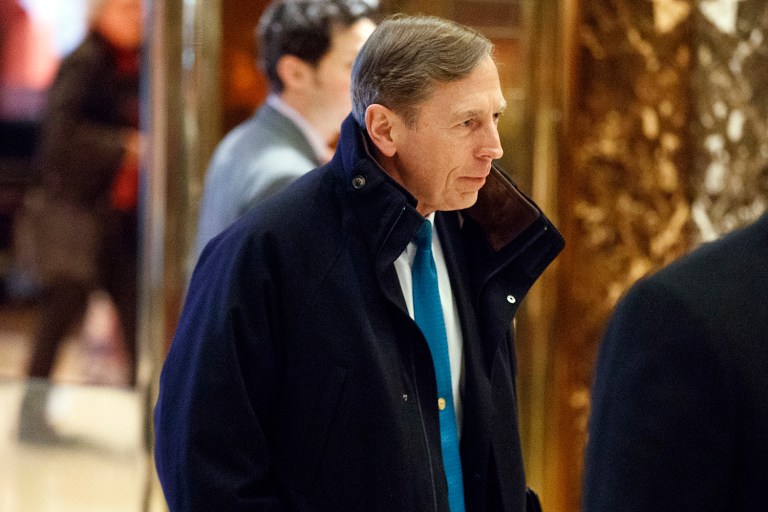 A U.S. official told the AP that investigators are trying to determine who leaked personal information about Paula Broadwell, the woman whose affair with David Petraeus led to his resignation. (AP Photo)
