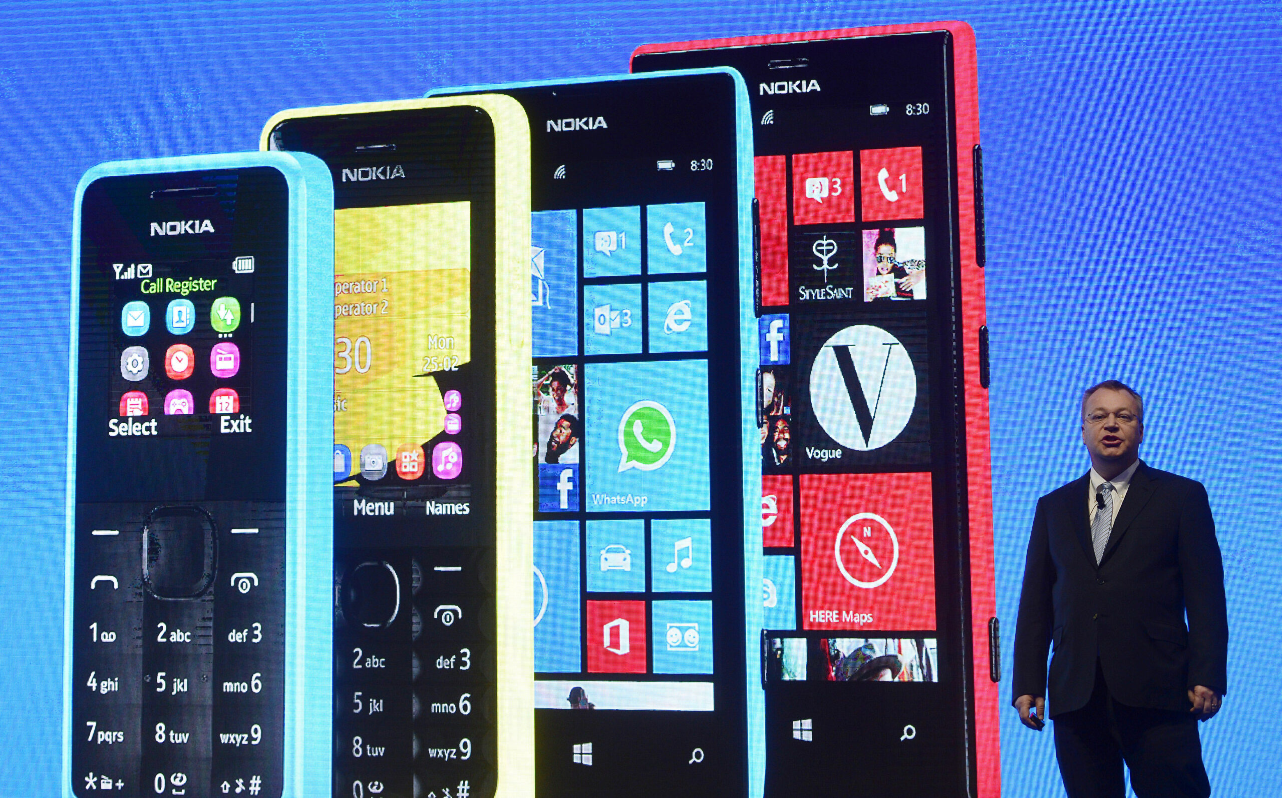 Microsoft-bound Nokia business sees sales slide