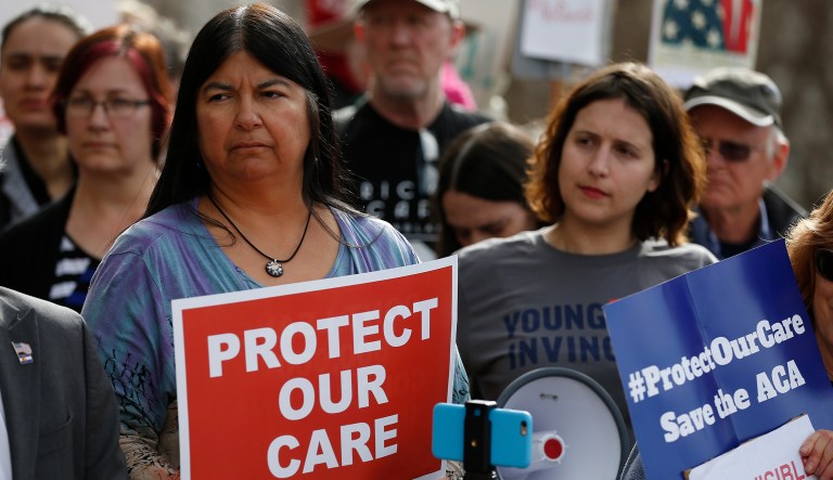 In the face of massive financial losses, as well as uncertainty over the law's future, several insurers have said they are either planning to leave the exchange next year or are considering it. (AP Photo/Brennan Linsley)