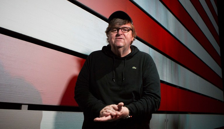 Filmmaker Michael Moore expects President Trump will win re-election in 2020. (AP Photo/Michael Noble Jr.)