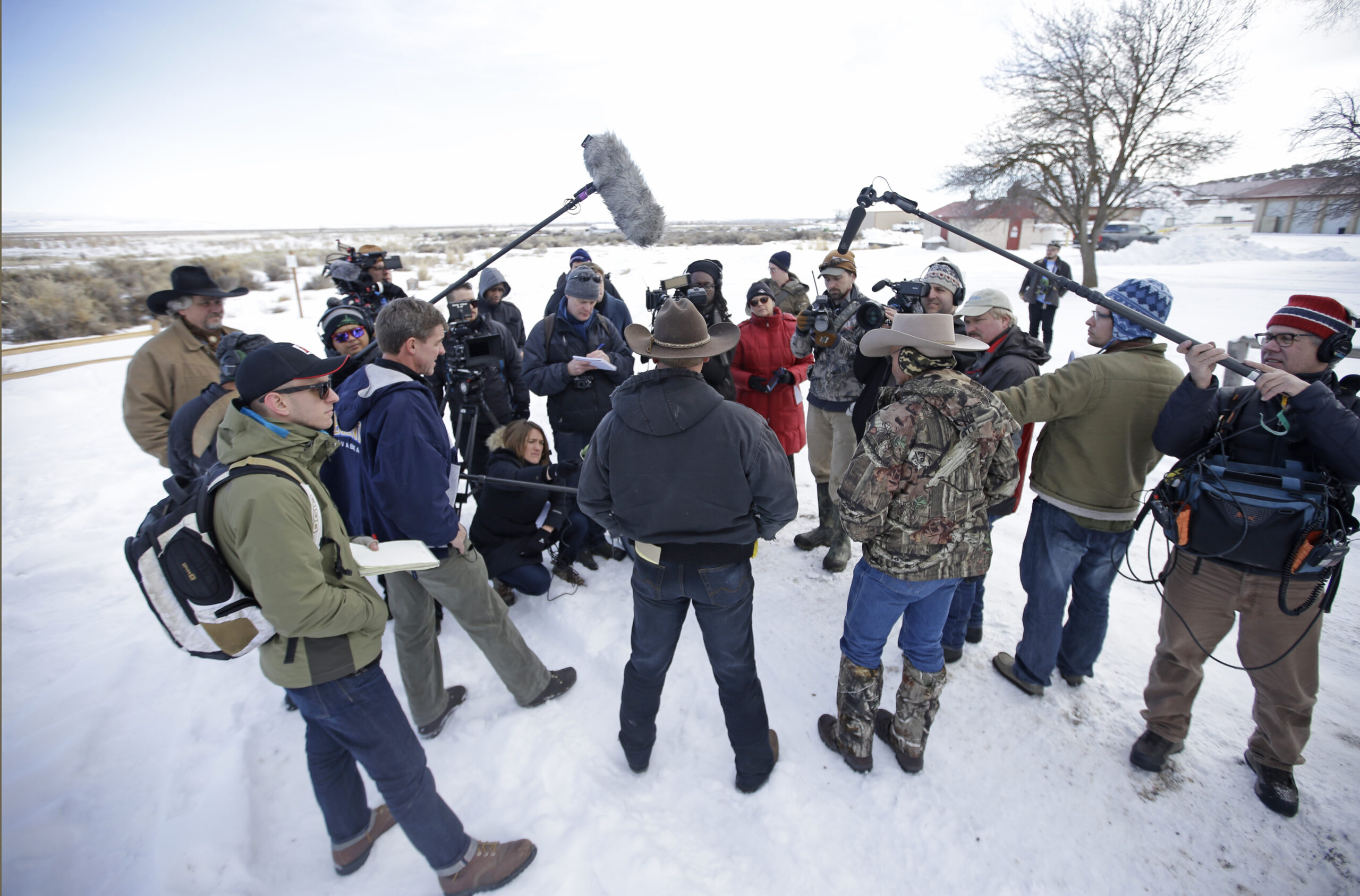 Occupy Burns doesn’t lack for reporters