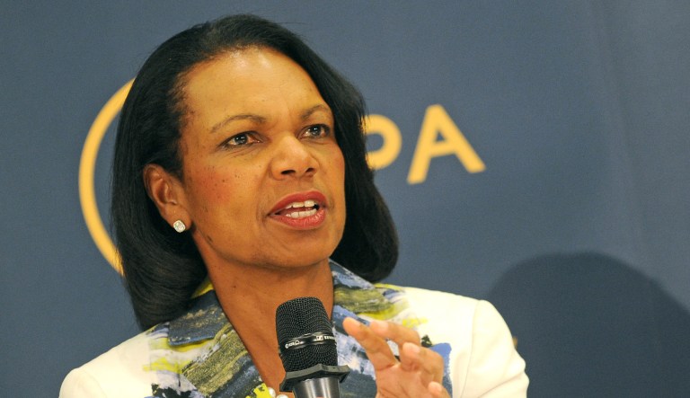 Condoleezza Rice said she doesn't want guns present in her classroom and called it a 