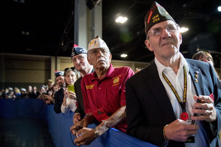 President-elect Trump has added two new candidates to the mix for secretary of the Department of Veterans Affairs. (AP Photo/Andrew Harnik)
