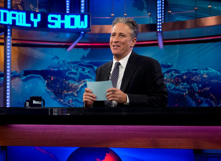 Talk show host Jon Stewart devoted seven minutes of 