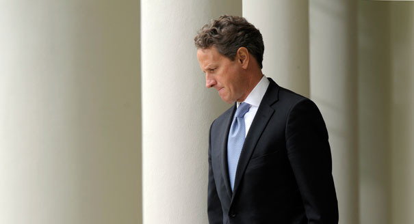 Treasury Secretary Timothy Geithner is expected to be sued Tuesday by the Competitive Enterprise Institute, which seeks to force release of more than 7,300 internal government emails concerning a carbon tax proposal. (AP Photo)