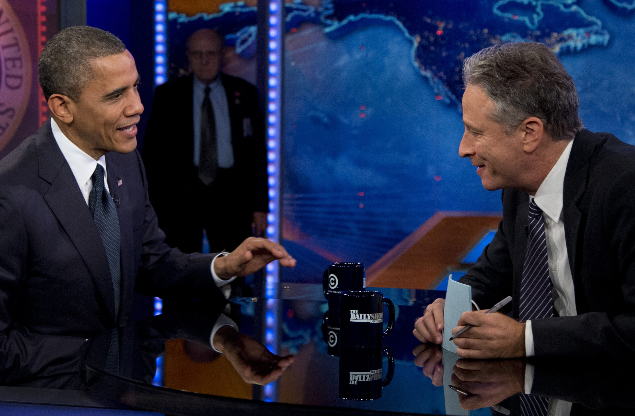Obama to bid Jon Stewart farewell