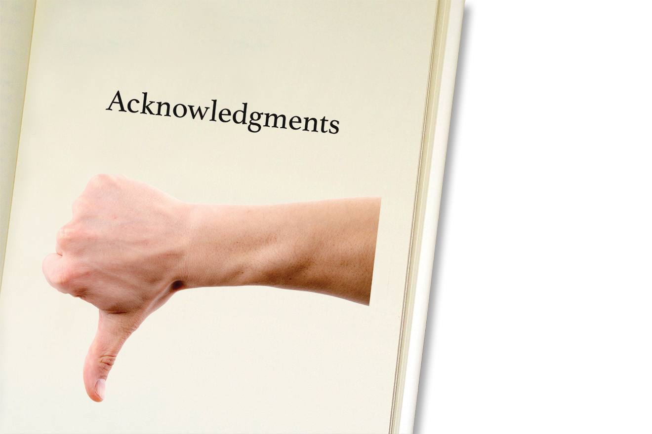 Thanks and No Thanks