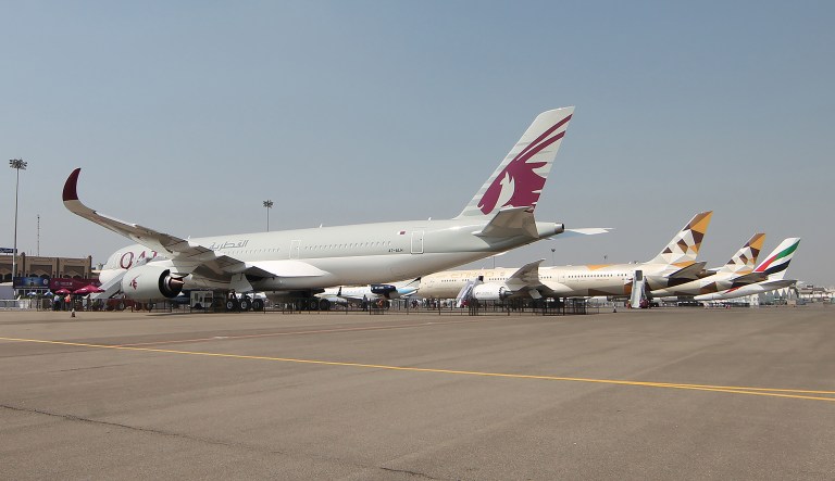 A report submitted to the U.S. government shows that between 2004 and 2014, the governments of the UAE and Qatar have provided over $40 billion in subsidies and benefits to their state-owned airlines: Doha's Qatar Airways, Abu Dhabi's Etihad Airways, and Dubai's Emirates. (iStock Photo)