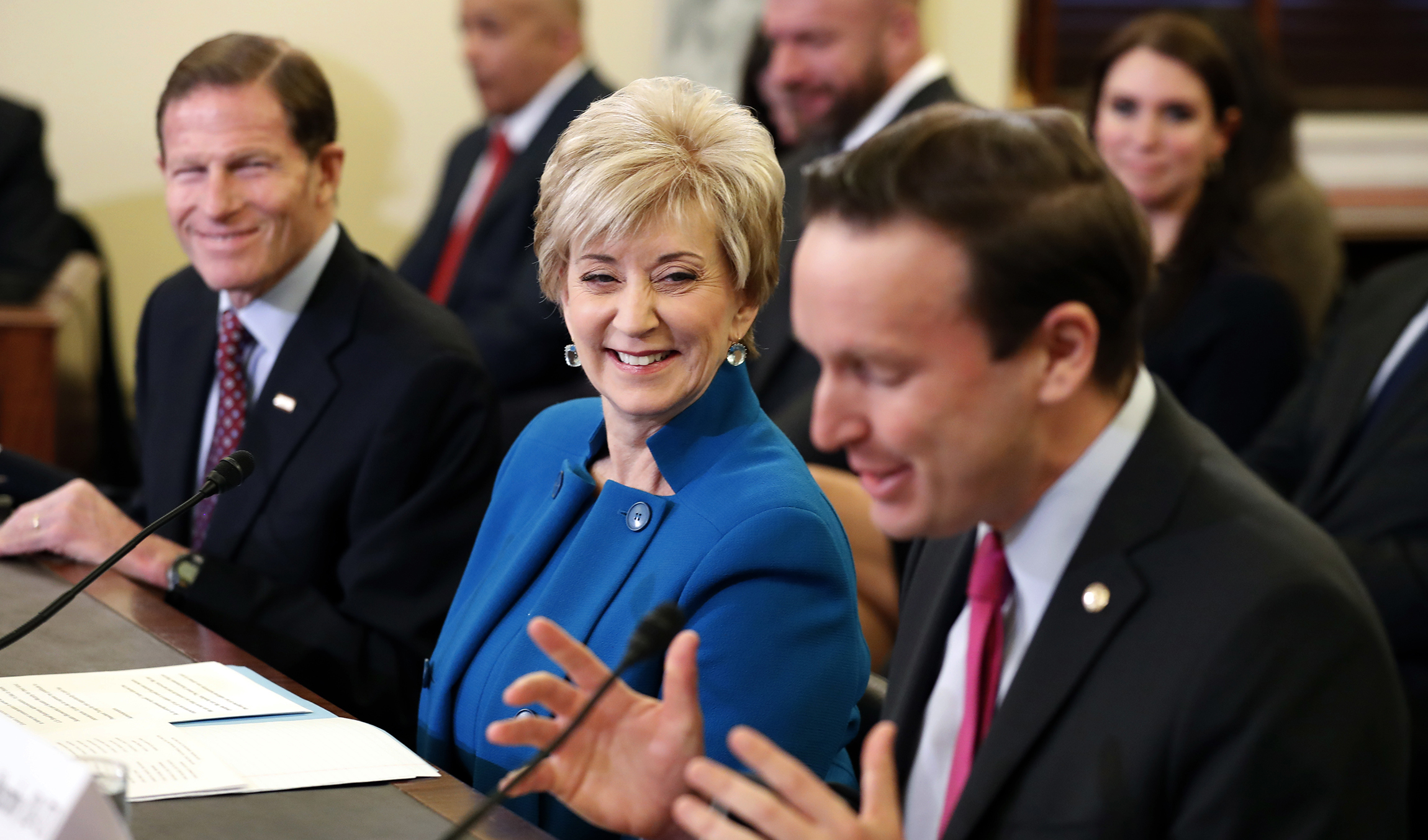 Trump pick to head SBA, wrestling’s Linda McMahon, receives warm Senate reception