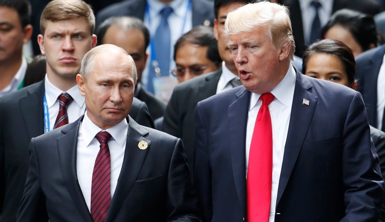 A White House official confirmed to the Washington Examiner that the two will speak by phone, after Syrian President Bashar Assad meets with Putin face to face. (Jorge Silva/Pool Photo via AP)