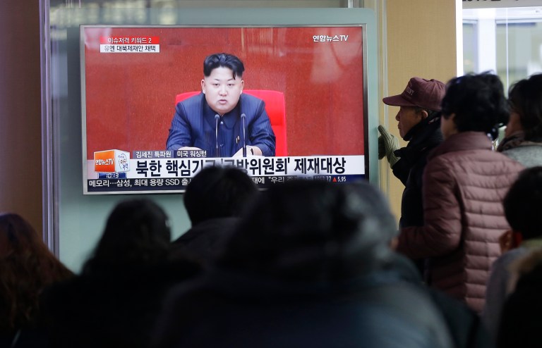 North Korean leader Kim Jong Un says his nation has tested nuclear weapons over the past few months, including a long-range rocket carrying a satellite last month. (AP Photo/Ahn Young-joon)