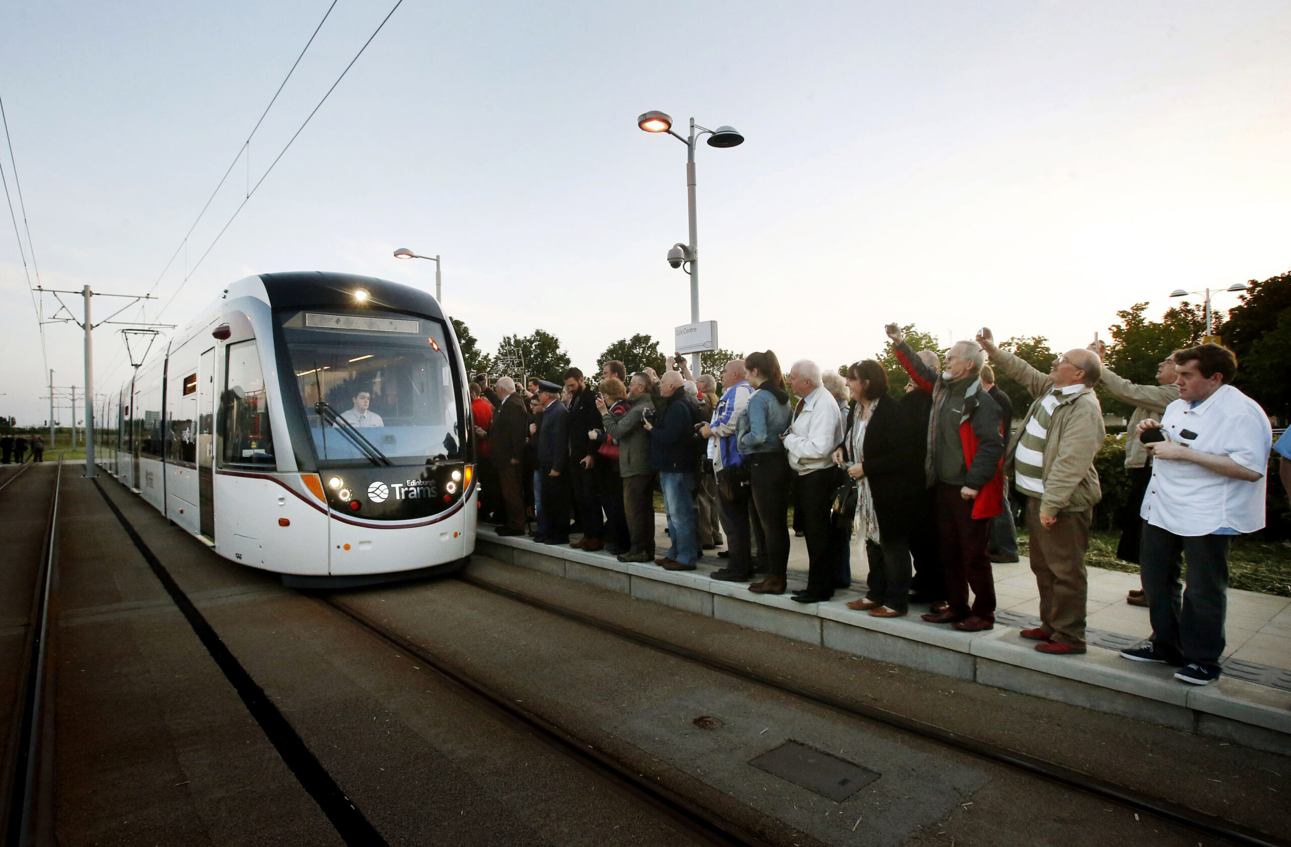 Edinburgh’s problem-plagued tram system opens