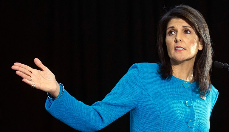 In addition to the United States, eight countries voted against the resolution Thursday. (AP Photo/Cliff Owen)