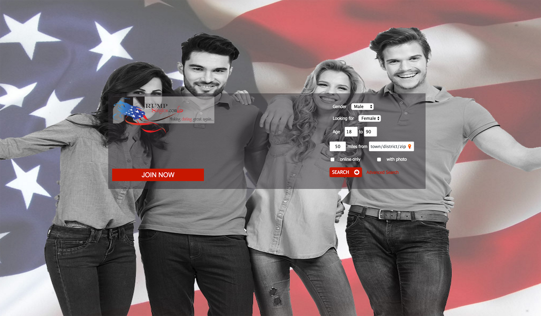 Dating site hopes to Make Dating Great Again for Trump supporters