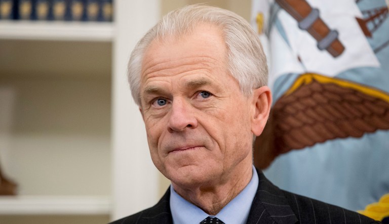 Peter Navarro, director of the White House National Trade Council, is credited with advocating for protectionist forces inside President Trump's administration. (AP Photo/Andrew Harnik)