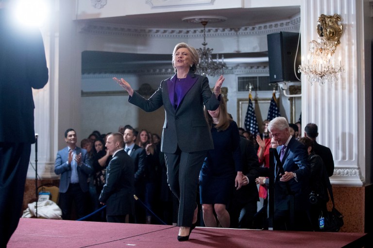 America is ready for a woman president, just not Clinton. (AP Photo/Andrew Harnik)