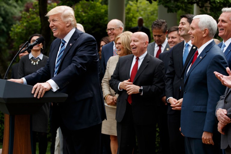 It's true that the plan does repeal nearly all of Obamacare's taxes and, if implemented as written, spends less than Obamacare on subsidizing insurance. But 