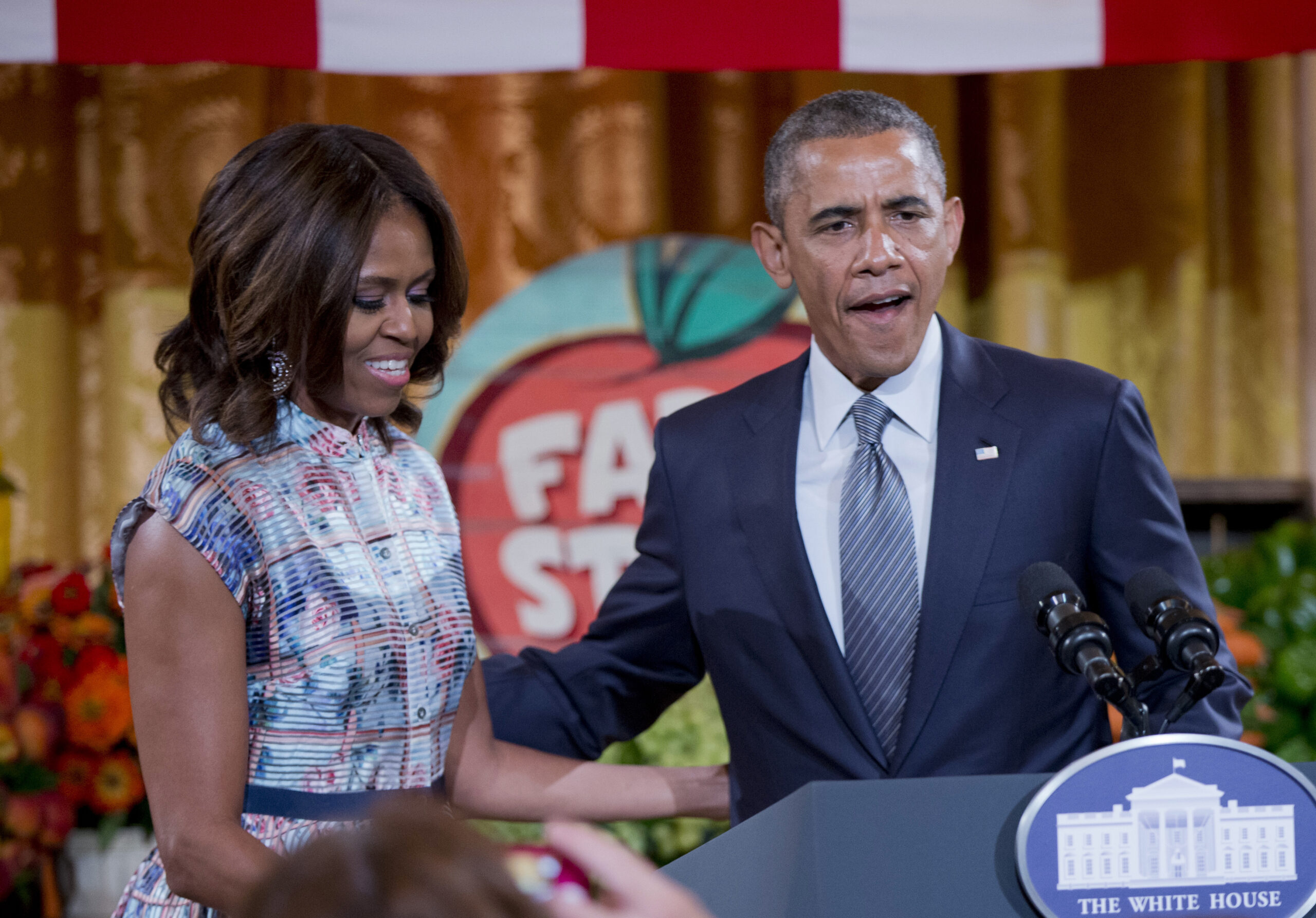 First lady: Healthy food has place in lunchrooms