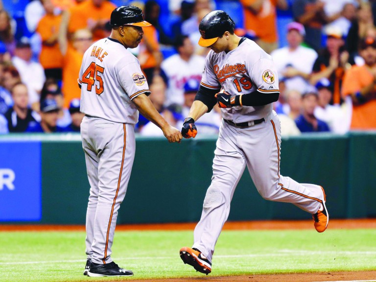 Chris O'Meara/AP
Chris Davis hit a home run in his sixth straight game, joining Reggie Jackson as the only Orioles player to accomplish the feat.