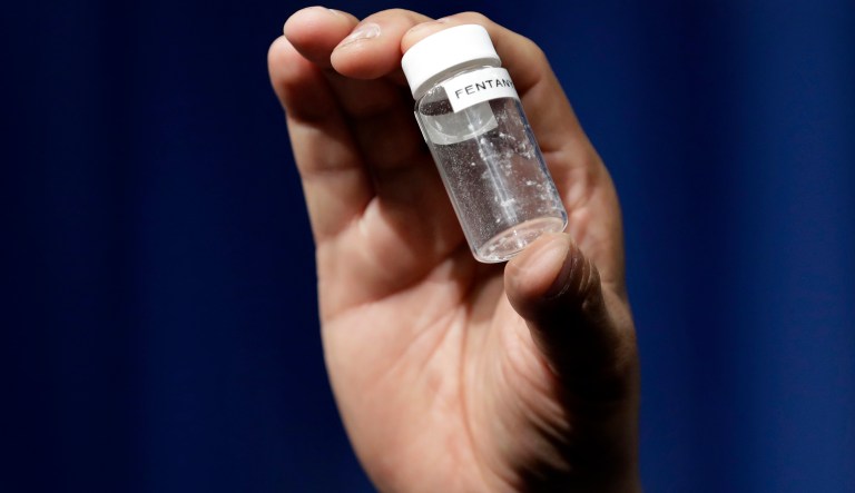 According to the Justice Department, the two Chinese individuals have allegedly been using the Internet to distribute large quantities fentanyl and fentanyl-like substances to drug traffickers and individual customers. (AP Photo/Jacquelyn Martin)