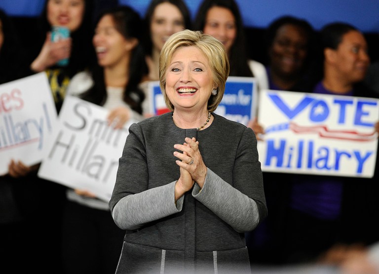 State Department officials released 3,800 pages of Clinton's private emails Monday, ending a months-long process of reviewing and redacting the former secretary of state's records. (AP Photo/Jessica Hill)
