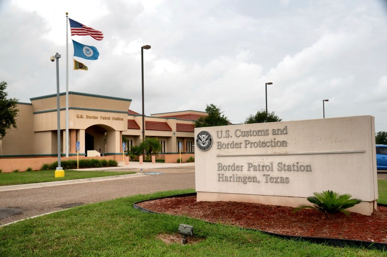 This July 11, 2014 photo shows Border Patrol station in Harlingen, Texas. (AP/Valley Morning Star, David Pike)