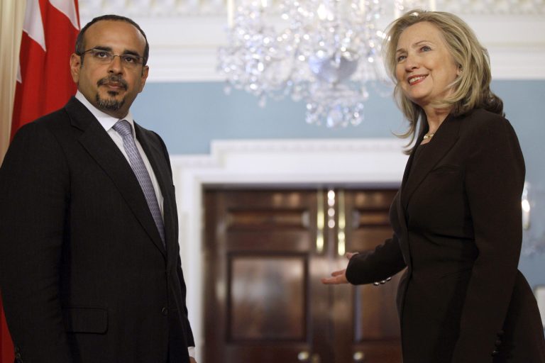 The emails show longtime aide Huma Abedin coordinated with Doug Band, then an employee of the Clinton Foundation, to secure a meeting with Salman and Hillary Clinton in June 2009. (AP Photo)