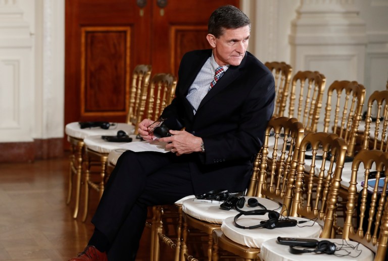 What is a major scandal is that Flynn is not only a demonstrated kook on social media, but also a liar. (AP Photo/Carolyn Kaster)