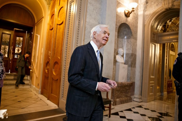 Democrats praised Committee Chairman Thad Cochran, R-Miss., for his work on a bill that stays within the limits set by last year's Bipartisan Budget Act. (AP Photo)