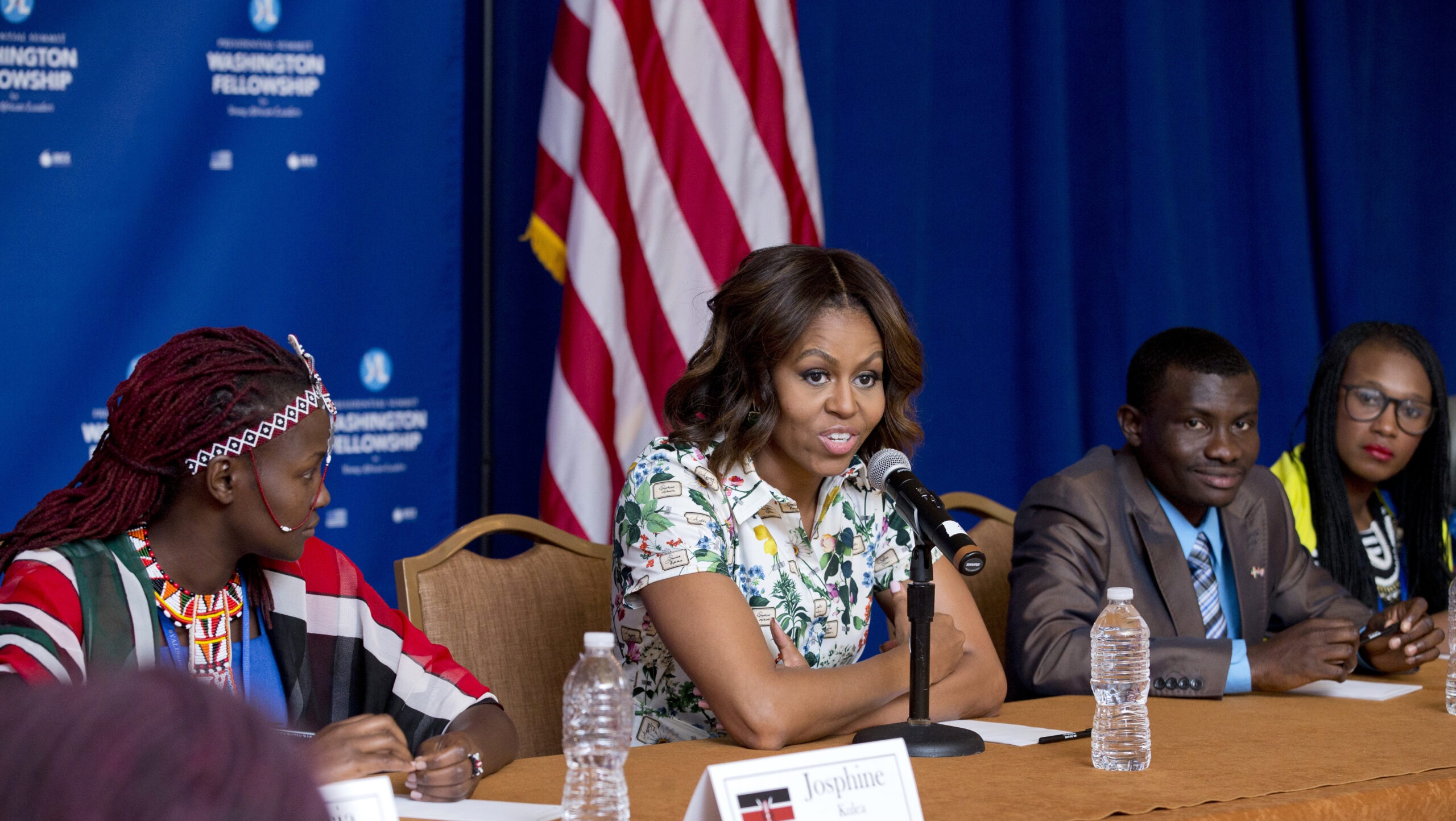 First lady asks leaders to change gender attitudes