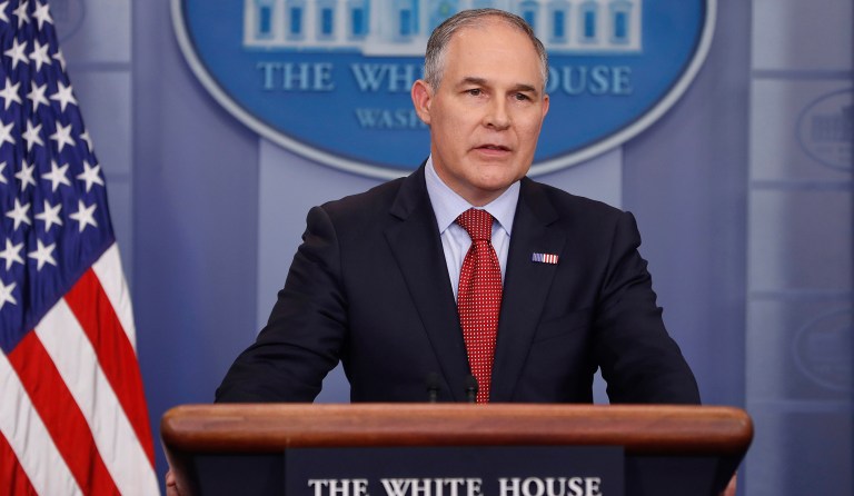 Pruitt has been skeptical of global warming and remained mostly silent on the threat 