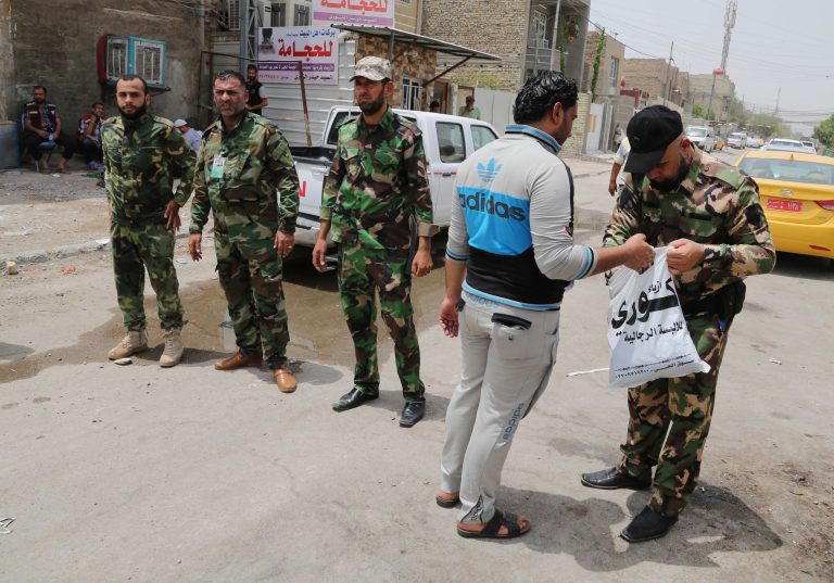 Iraqi Shiite fighters with the 
