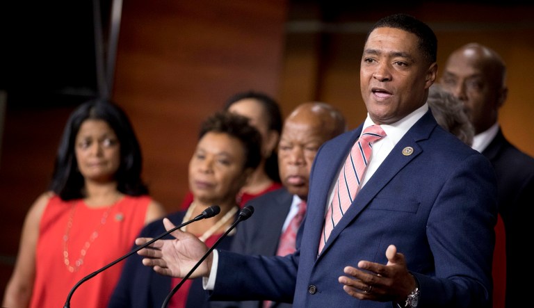 Congressional Black Caucus Chairman Rep. Cedric Richmond, D-La., pictured right, and Rep. Jerrold Nadler, D-N.Y., are introducing a resolution to censure President Trump after it was reported Trump made comments about immigrants from 