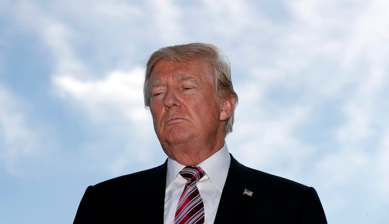 A former Pentagon spokesman took President Trump to task on Sunday for issuing directives to Secretary of State Rex Tillerson on North Korea via Twitter. (AP Photo/Alex Brandon)