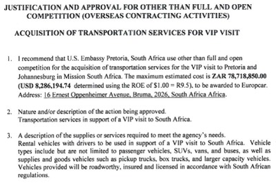 VIP Hotel and Vehicles for Mandela Funeral Trip More Than $11M