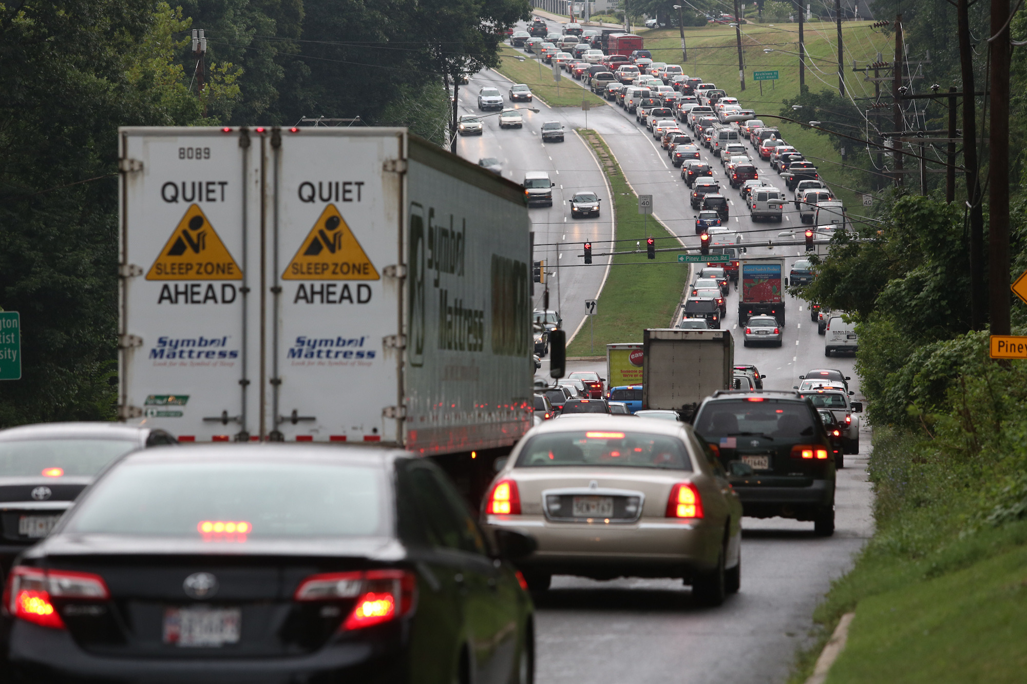 SEE IT: Massive Alfredo sauce spill results in Tennessee highway closure