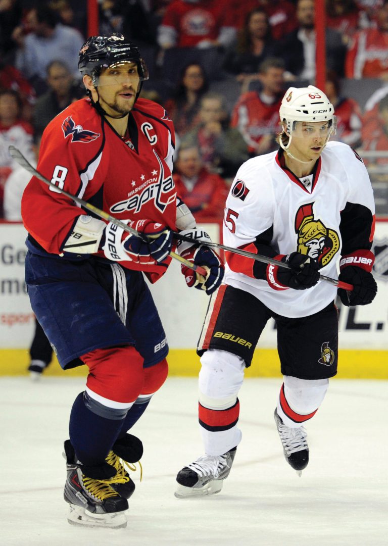 Nick Wass/AP
Capitals winger Alex Ovechkin scored his NHL-best 32nd goal Thursday in Washington's overtime loss to Ottawa at the Verizon Center.
