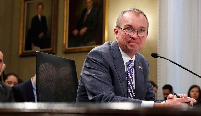 Budget Director Mick Mulvaney said that the deadline to raise the federal debt ceiling may come earlier than projected because of weaker-than-expected government revenues. (AP Photo/Jacquelyn Martin)
