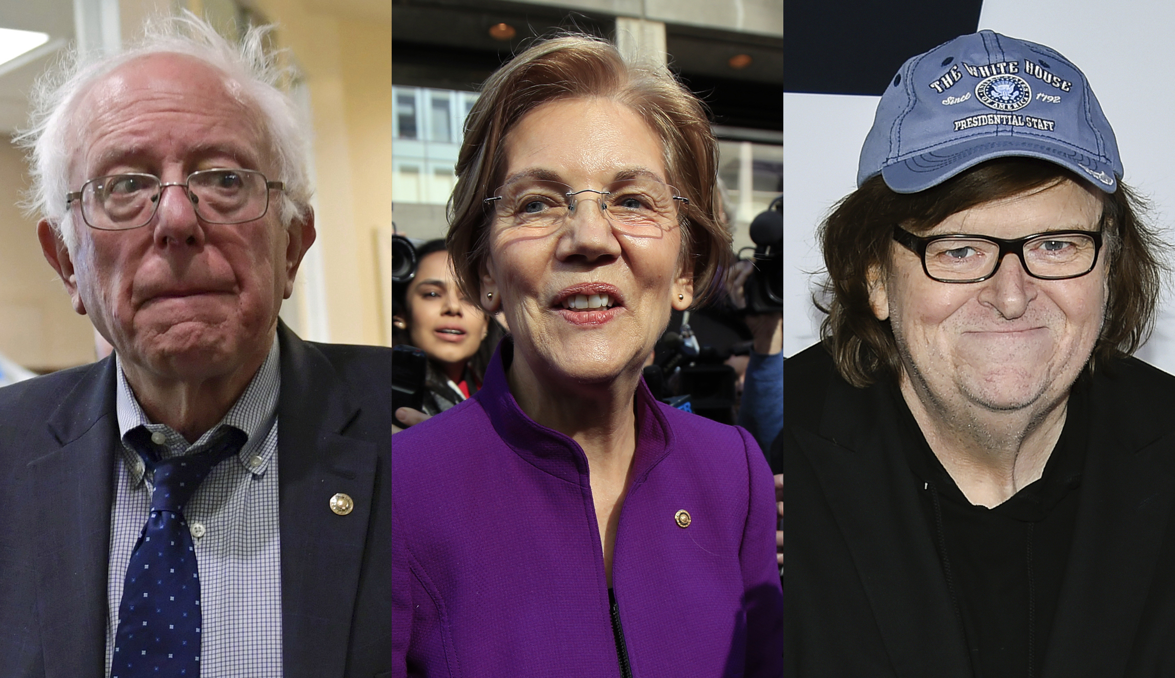 Three millionaires discuss income inequality: Bernie Sanders, Elizabeth Warren, and Michael Moore plan town hall