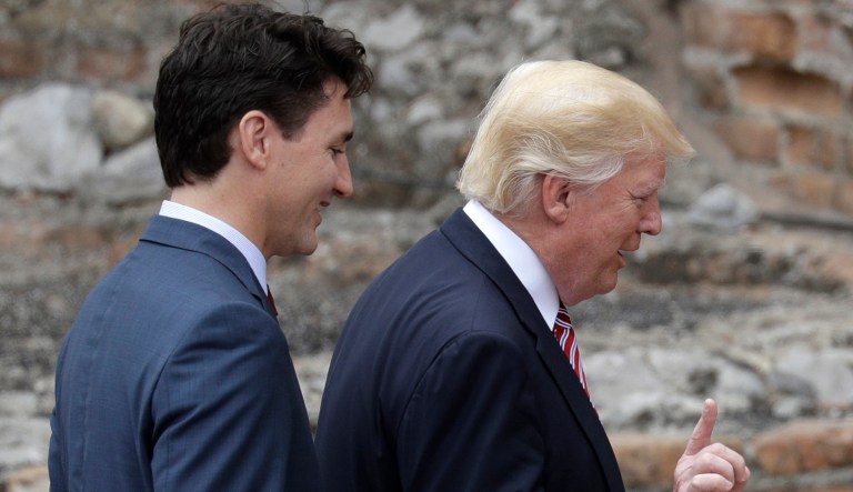 President Trump and Canadian Prime Minister Justin Trudeau spoke by phone on Monday 