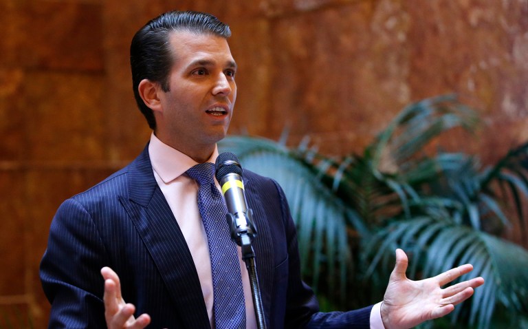 Trump was initially believed to only have approved the statement. (AP Photo/Kathy Willens)