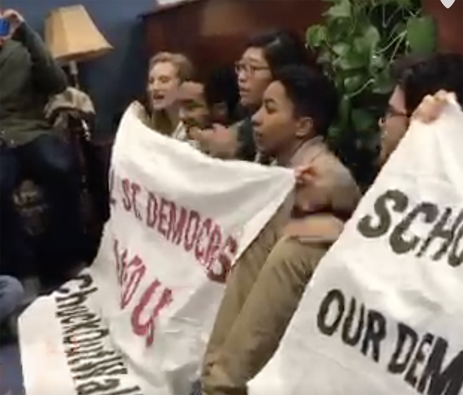 Young liberals stage sit-in at Schumer’s office to get him to give up leadership post